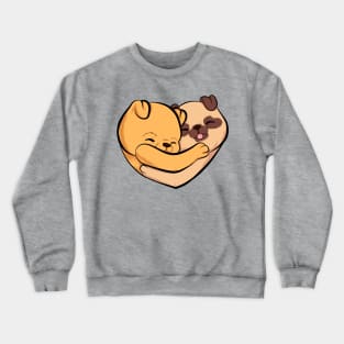 cute, funny and loving doggies Crewneck Sweatshirt